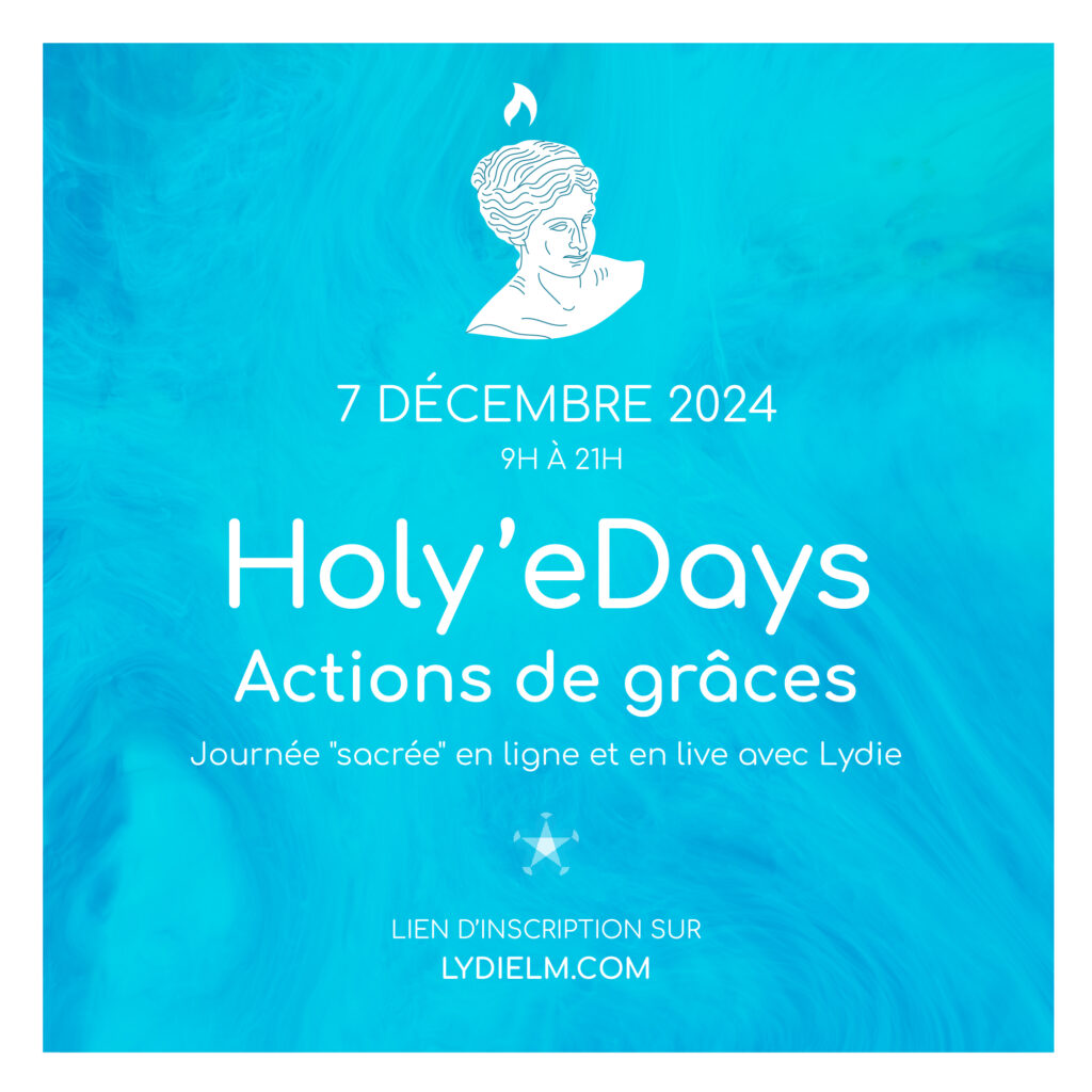 Holy'eDay de décembre 2024 - Actions de Grâces